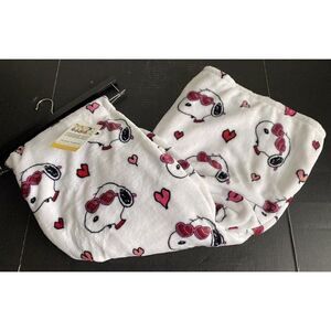 Peanuts Snoopy Hearts Valentine's Throw Blanket Super Soft 50X70” Joe Cool NEW